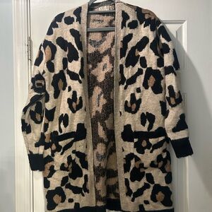 Altard state cheetah cardigan